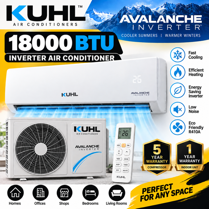 KUHL 18,000 BTU Avalanche Inverter Air Conditioner