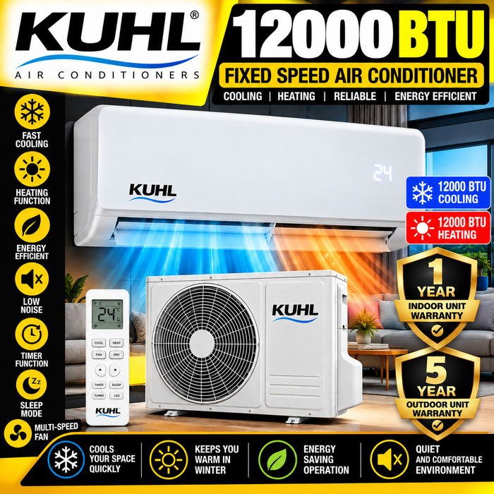KUHL 12,000 BTU Fixed-Speed Air Conditioner