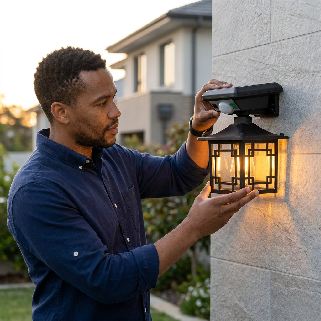 Outdoor Solar Lamp Waterproof Human Induction Light