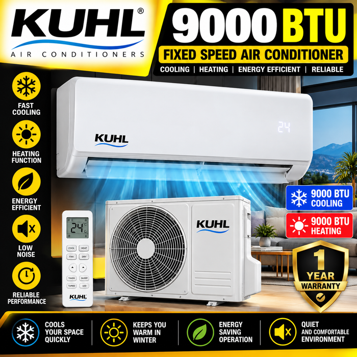 KUHL 9,000 BTU Fixed-Speed Air Conditioner